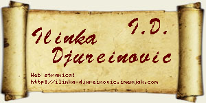 Ilinka Đureinović vizit kartica